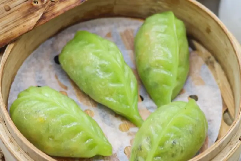  Spinach Dumplings__菠菜齋餃